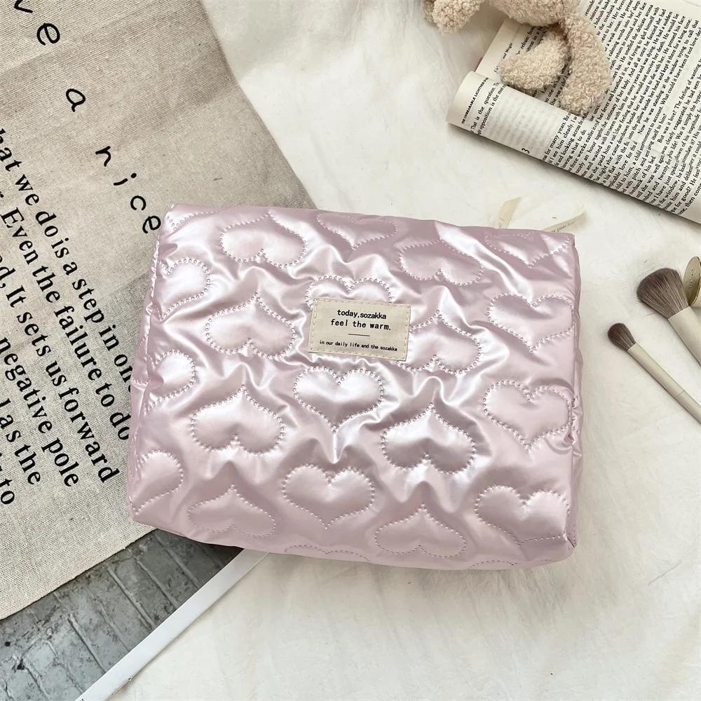 Многофункциональная сумка для хранения помады, корейская женская косметичка из искусственной кожи с бантом, набор туалетных принадлежностей, косметичка с карманом