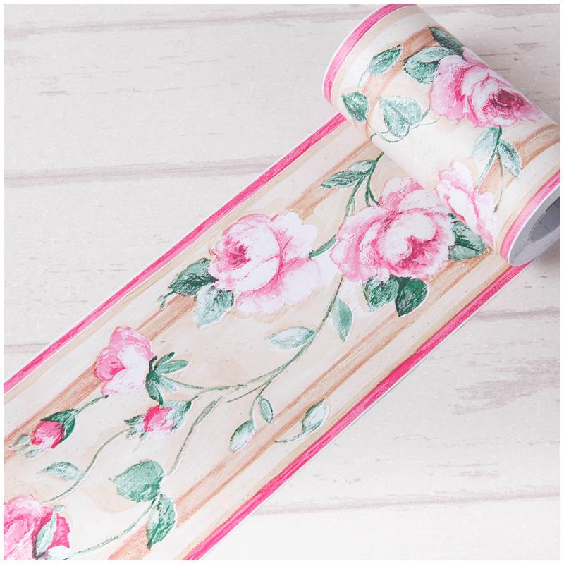 10 м Самоклеящиеся ПВХ Настенные наклейки на линию талии Гостиная Плинтус Обои Кухня Ванная Водонепроницаемая Декоративная наклейка