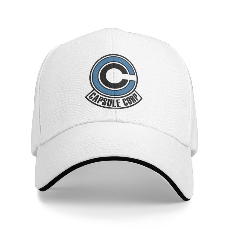 Capsule Corp Print Baseball Cap Daily Casual Sandwich Cap Unisex Sun Protection Bucket Hats Snapback Hat Dad Hats Casquette