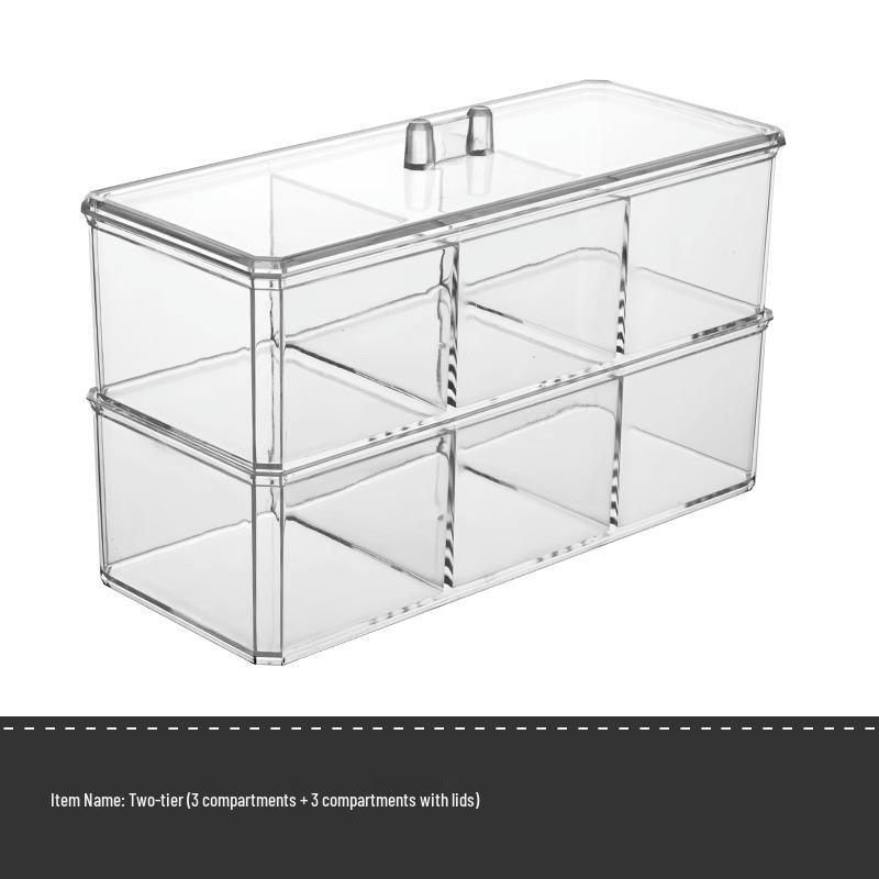 Прозрачный хлопковый диск и коробка для хранения косметики с крышкой