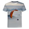 Extreme Sport Paragliding 3D Print Anime T Shirt Summer Fashion Style Men Clothes T-Shirts Harajuku O-neck Oversized Tees Tops