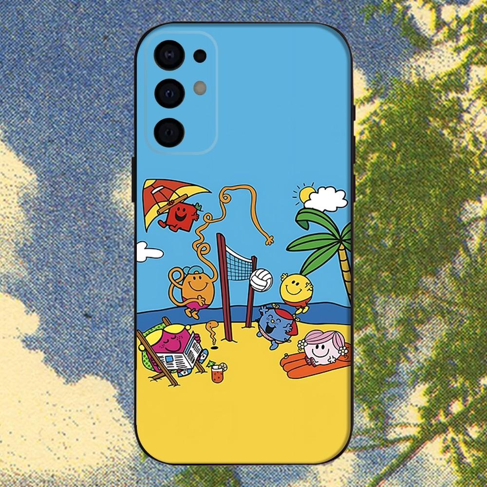 Чехол для телефона Mr Men L-little Miss для Samsung S25, S24, S21, S22, S23, S30, Ultra, S20, Plus, Fe, Lite, Note, 10, 9, 5G Черный