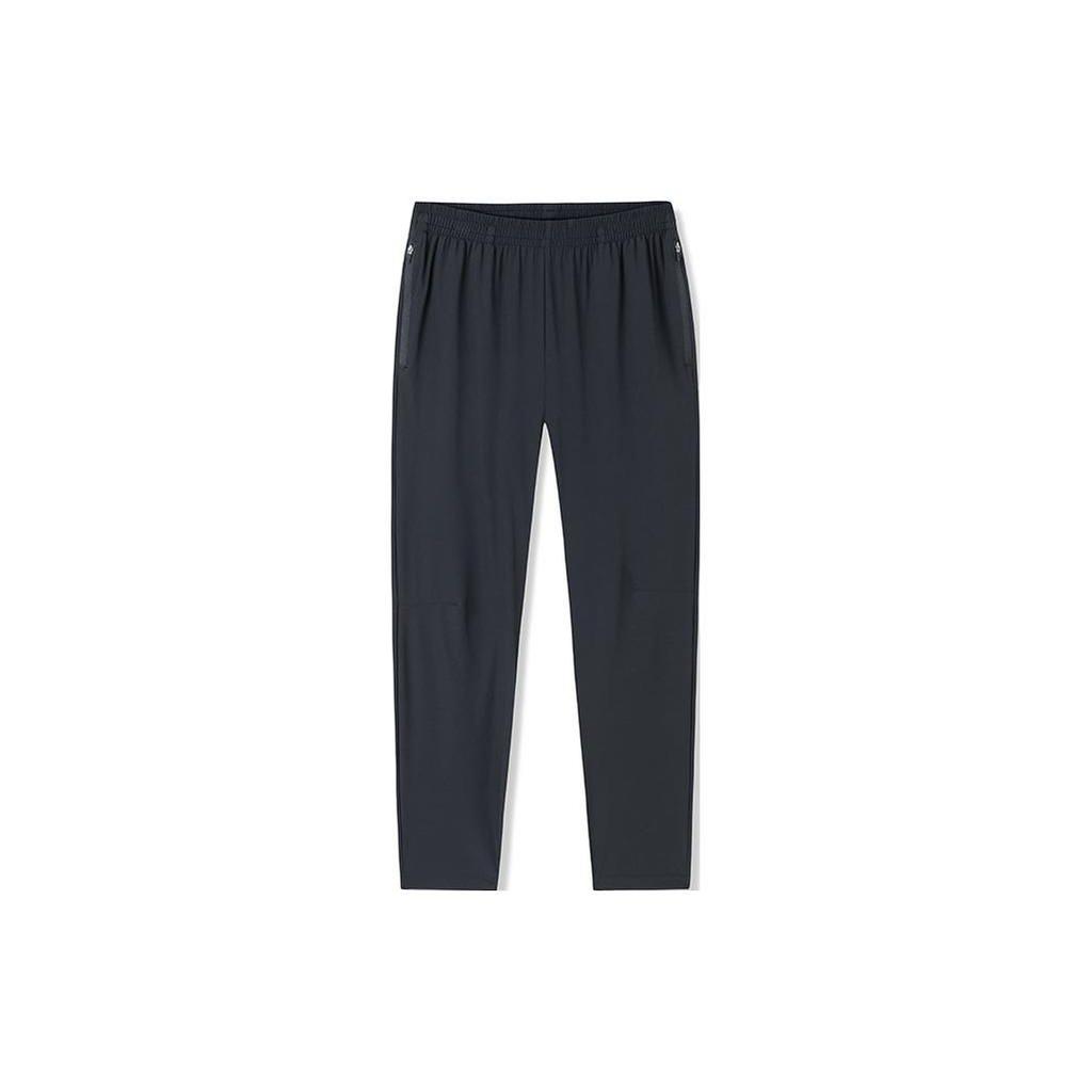 Anta Беговая серия Тканые Быстросохнущие Дышащие Спортивные Брюки Женские брюки Черные 962325503-1