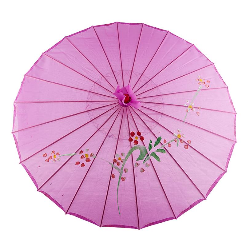 Translucent Umbrella Silk Cloth Women Ancient Dance Antique Oil Paper Umbrella