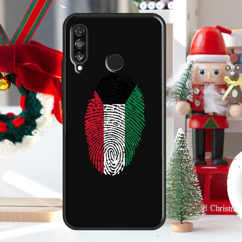 Kuwait Flag For Huawei Nova Y73 Y60 Y70 Y90 Y72 Y61 Y91 7i 8i 11i 12i 12s 9 10 SE P20 P30 P40 Lite Case