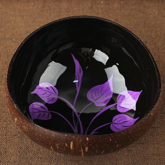 Листовой узор из натуральной скорлупы кокоса, чаша для хранения конфет, контейнер, украшение для дома