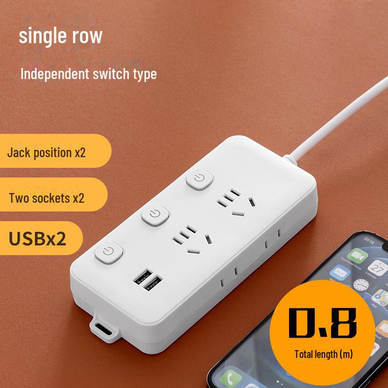 Многофункциональный USB-удлинитель с функцией зарядки и независимым выключателем