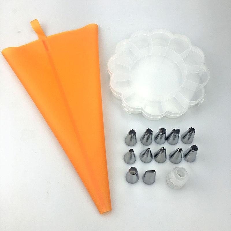12 шт., инструменты для украшения торта, насадки для глазури, принадлежности для выпечки, украшение для десерта, кухонные аксессуары
