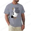 Summer Men's Tee T-shirt with Today I'm A Serious Goose Print T-Shirts Clothing Funny Sarcastic Tops Tees Daily Weekend Gifting