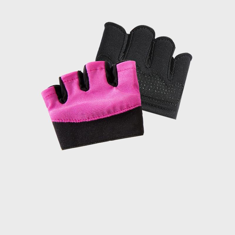 Coexistence Workout Palm Guard Four-Finger Breathable Anti-Slip Polyester Weightlifting Gloves Bodybuilding Hand Grips Fitness