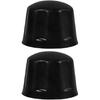 Rubber Dust-Proof Cap Cover for ATV Wheel Hub 2.17X1.57X1.38In Hubcaps Rim Protection for 110-250Cc Quad Go- Accessories