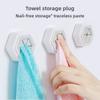 Стопор для полотенец без проколов, вешалка для салфеток, пластиковая водонепроницаемая вешалка для туалетной бумаги, кухонное полотенце, органайзер для тряпок