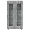 FLORIN Sideboard Grey Sonoma 55.5 x 29 x 100 cm Particleboard