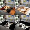 Non-Slip Door Mat Rug Living Room Decor Dog Cat Print Rug Living Room Mat Area Rug