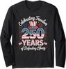 250 Years of Defending 1775 2025 Liberty USA Long Sleeve T-Shirt