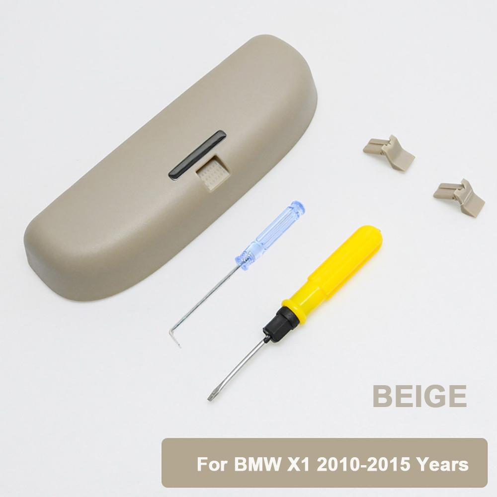 Чехол для автомобильных очков, солнцезащитные очки, зажим для солнцезащитных очков, чехол-держатель для BMW X1 E84 2010-2015, ящик для хранения, органайзер