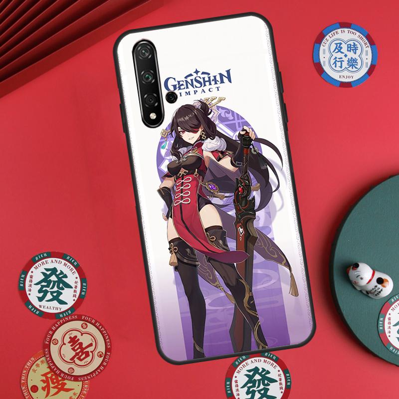 Genshin Impact Beidou For Huawei Nova Y73 Y72 Y61 Y91 Y90 Y70 Y60 12s 12i 11i 8i 9 10 SE P60 Pro P30 P40 Lite Case