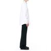 WE11DONE Solid Color Long Sleeve Shirt With Metal Ring Decoration Men shirts WD-BL1-22-209-M-WH