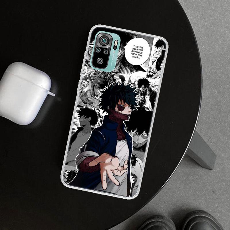 Чехол для телефона MHA Dabi Bnha для Xiaomi Redmi Note 15 14 13 12 11 Pro Plus 14S 12S 11S 11T 11E 10S 10 Индивидуальные Fundas Redmi