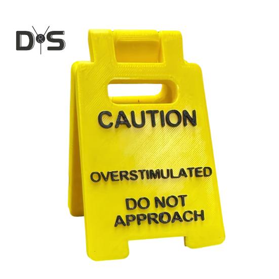 Предупреждающий знак «Перевозбужденный стол», «Не приближайтесь», «Осторожно», «Юмористическая шутка», мини-предупреждающие знаки для офисов, украшения рабочих станций