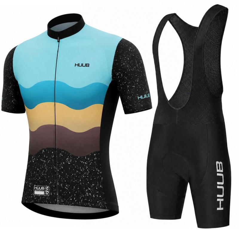 HUUB Short Sleeve Cycling Jersey Set Breathable Quick-Dry Performance Wear Men Women Ride