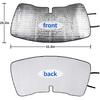 RT-TCZ Windshield Sunshade UV Ray Reflector Sunshade Visor for 2015-2020 Ford F150 F250 F350 Trucks,Silver