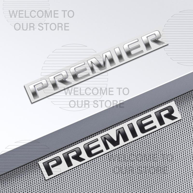 AABHB1 Car Decor Metal Premier Letter Emblem 3D Sticker For Chevrolet Blazer Equinox Trailblazer Malibu Traverse Tail Rear Trunk Decals