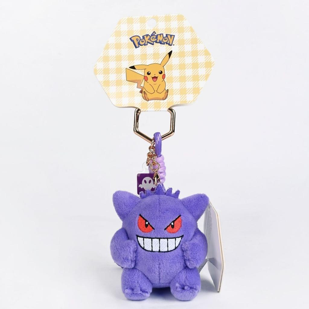 Kawaii Anime Plush Keychain Pikachu Eevee Mew Squirtle Bulbasaur Soft Stuffed Toy Bag Charm Pendant Kids Birthday Gift