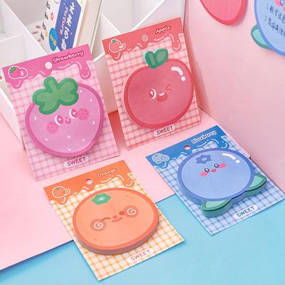 1 шт. мультяшный клейкий милый кавайный фруктовый блокнот для заметок офисные школьные принадлежности канцелярские наклейки украшения