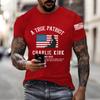 Men's Printed Short Sleeve T-Shirt Men's Loose Casual Short Sleeve Top