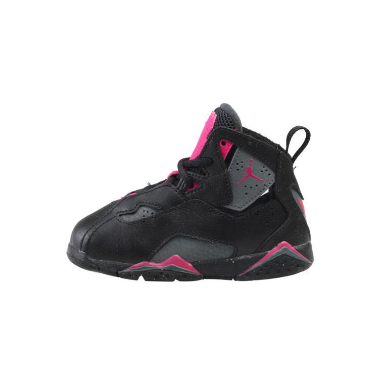 Jordan True Flight Black Dark Grey Deadly Pink TD 645071-009