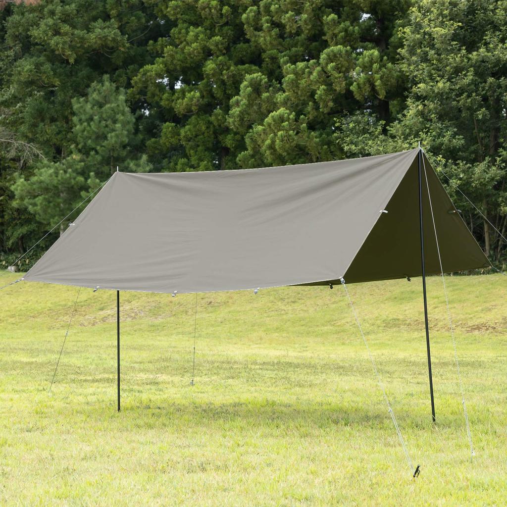 Палатка BUNDOK Square Tarp TC только 290x290 см BDK-133KA