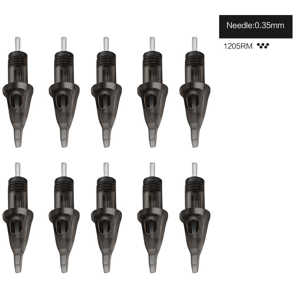 10 шт. иглы для картриджей для татуировки, профессиональные одноразовые полуперманентные иглы для макияжа бровей и губ для тату-машинки