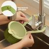 Sink Drain Basket  Hanging Strainer Basket Openable Press Auto Dumping Waste Catcher Faucet Hanging Draining Basket Trash Filter