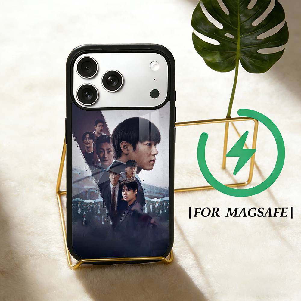 W-Слабый класс героя обои Чехол для телефона для iPhone 17,16,15,14,13,12,Plus,Pro,Max для Magsafe Магнитная беспроводная зарядка