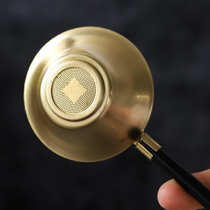 Латунное ситечко для чая Креативный фильтр для чая Подставка для ситечка для чайных листьев Фильтр для чая Чайные аксессуары