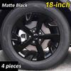 Lridescent Car Wheel Hub Stickers Self Adhesive Holographic Decals for Alloy Rims Waterproof For Kia Sportage NQ5 2022 2023 2024
