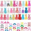 Clothes for Barbie, 30 Pcs Clothes Barbie Doll Includes 30 Cm 11 Inch Barbon Clothes Shoes Replacement Accessories House Toys