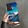 Ландшафт с горными вершинами Ударопрочный чехол для телефона для Samsung A17 A16 A15 A14 A37 A57 A36 A56 A26 A35 A55 A25 A34 A54 A24 A13 A23 A