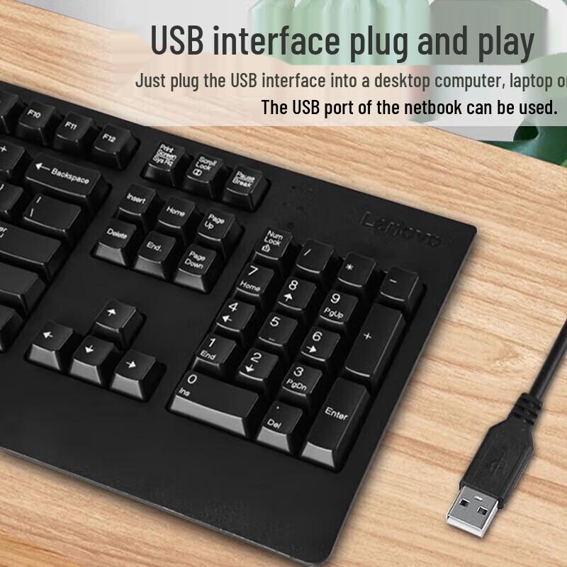 Проводная USB офисная клавиатура Lenovo ThinkPlus