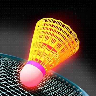 Светящиеся пластиковые воланы для бадминтона