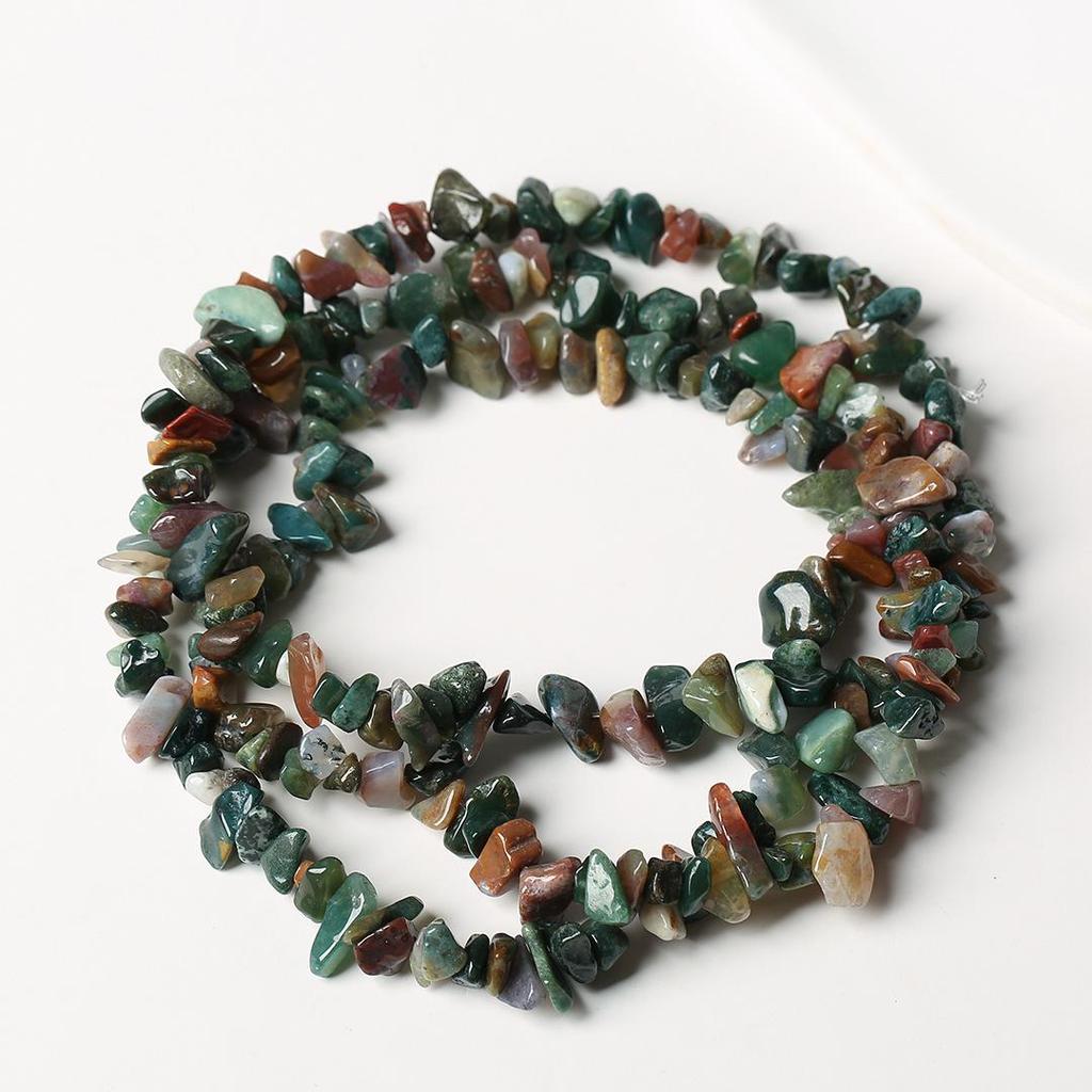 Ожерелье из натурального аметиста, 80 см - Полированные, Неправильные полоски для изготовления украшений и браслетов своими руками