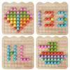Wooden Fun Xiaoxiao Music Two-In-One Clip Beads Exercise Children'S Hand-Eye Coordination Concentration Training Early Education Toys
