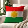 Flag of Kurdistan cushion cover Pillow Cover Decoration Room Home Sofa living Office Car Nordic Simplicity