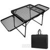 Кемпинг складной боковой сетчатый костер большой низкий уличный горный обогреватель поставляется с ультра легкой грузоподъемностью, изготовлен из сумки для хранения в комплекте стол, стол,