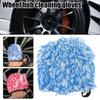 Microfiber Wheel Hub Cleaning Gloves Finger Pocket Car Wheel Wash Mitt Wheel Detailer Wash Glove