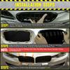 Хромированная решетка переднего капота, 2 шт., для BMW E46, дорестайлинг, 4-дверный, 1998–08/2001 51138208489 51138208490