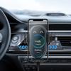 Быстрое беспроводное зарядное устройство Автомобильный держатель для телефона Интеллектуальный инфракрасный датчик Крепление на вентиляционную решетку Автоматическая зажимная подставка для мобильного телефона S11
