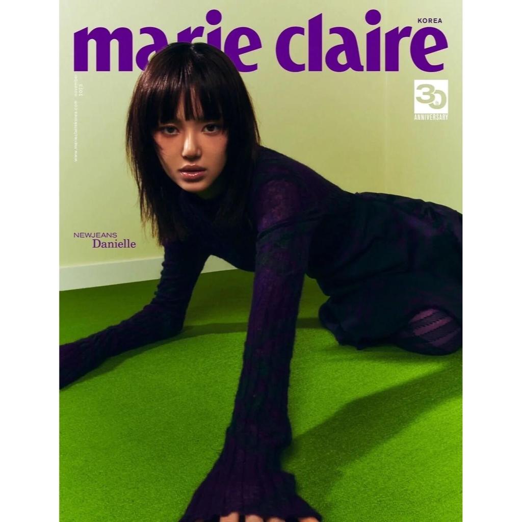 Marie Claire Korea 2023 Ноябрь Новые джинсы Danielle KPOP, K START, K BEAUTY