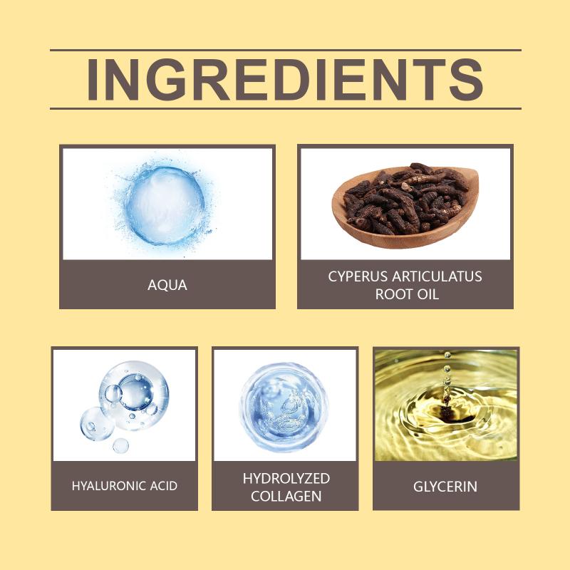 Cyperus Oleum Hair Inhibiting Oil Fast Acting Hair Remover with Skin Hydration for Body Legs and Sensitive Areas